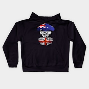 Australian Grown With English Roots - Gift for English With Roots From England Kids Hoodie